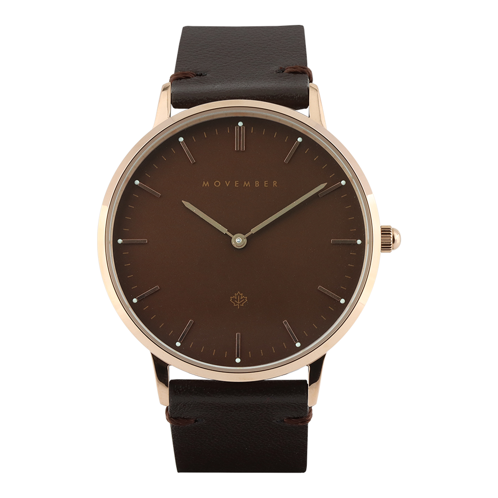 Brownleatherrgcasebrowndial